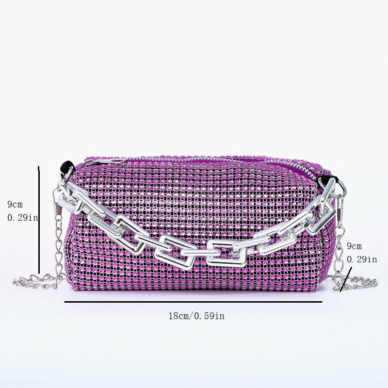 Sparkling chain dinner bag,handbag,crossbody bag,shoulder bag