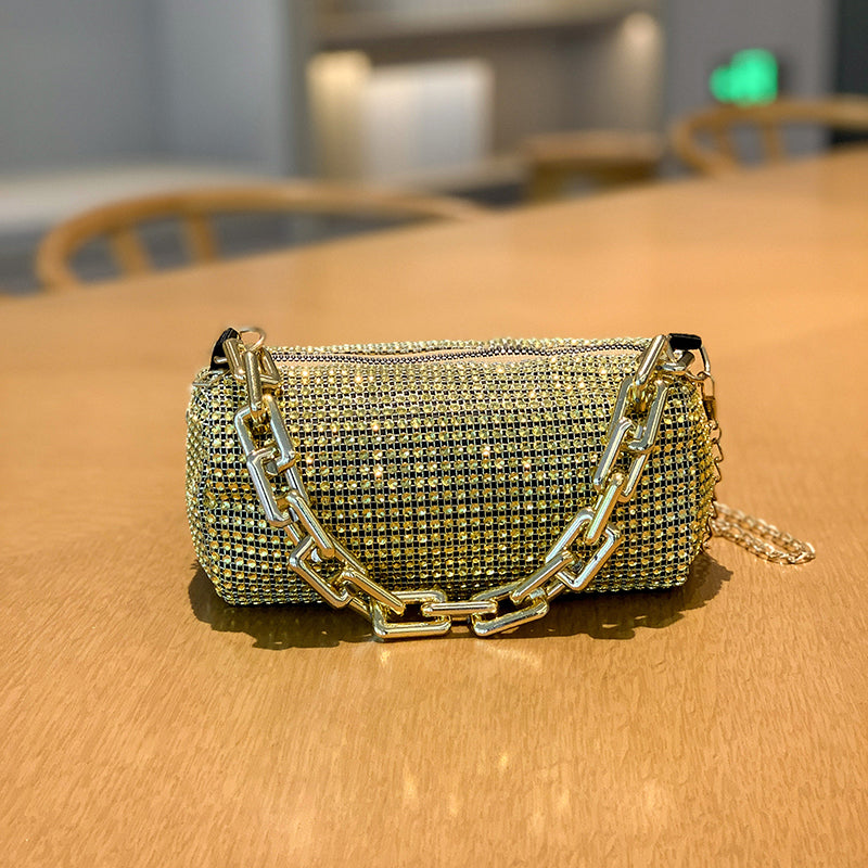 Sparkling chain dinner bag,handbag,crossbody bag,shoulder bag