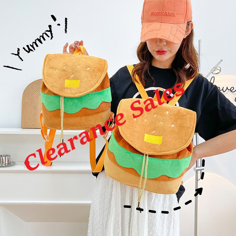 Clearance Promotion Hamburger backpack 15 Bags Per Set Free Shipping