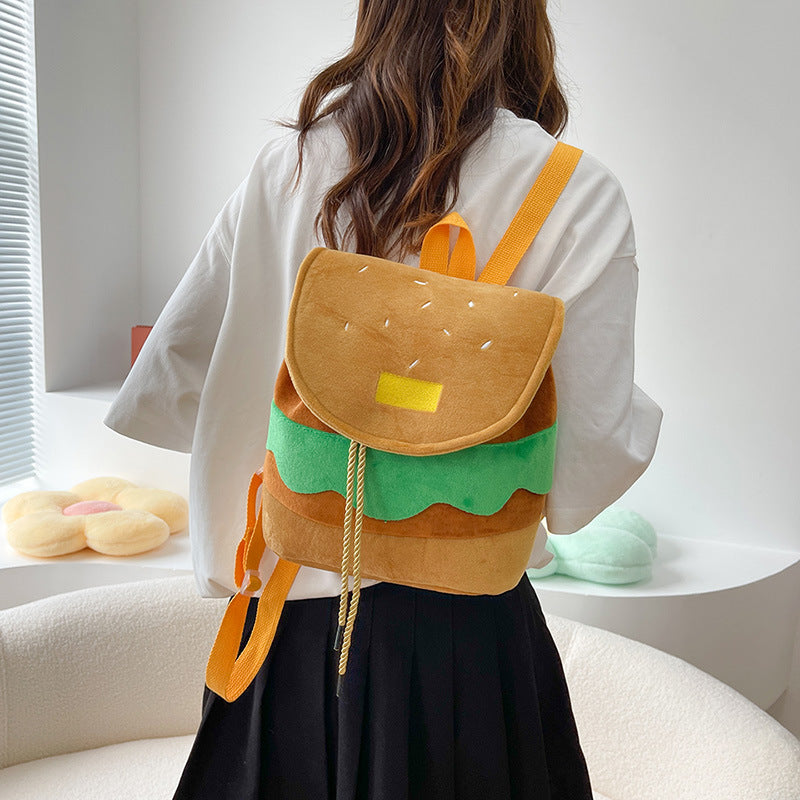 Clearance Promotion Hamburger backpack 15 Bags Per Set Free Shipping